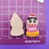Acessórios de resina DIY brilhantes de desenho animado da série Shin-chan para acessórios de cabelo, presilhas de cabelo, capas de celular, fivelas de sapato e materiais decorativos