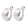 Pendientes de Plata de Ley S990 con Hilo Frosted Dibujado de Alambre Estilo Frío de Alta Gama para Mujer Diseño de Nicho Pendientes Elegantes de Gota de Agua