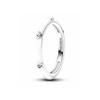 Panjia Branco Banhado A Cobre Prata Heartfelt Anel Entrelaçado Nicho Feminino Luz Luxo Diamante Anel De Amor Casal Jóias De Alta Qualidade