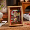 Thangka Zakhilaam Deus Amarelo da Riqueza Deus Preto da Riqueza Ornamento Thangka para Reunir Tesouros e Atrair Riqueza, Mascote de Adoração para Escritório Loja