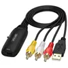 Cable Adaptador HDMI a AV Personalizado de Rango Completo RCA a HDMI para Consolas de Videojuegos y Decodificadores para Conectar a TV