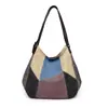 Bolso de lona para mujer, sencillo, retro, informal, de gran capacidad, de viaje, ligero y a la moda.