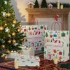Bolsas de Regalo Navideñas de Alta Gama Estilo Ins, Bolsas de Papel Kraft, Bolsas de Regalo con Asa Hechas a Medida, Exclusivamente para Comercio Exterior y Suministro Transfronterizo