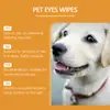 YEGBONG Toallitas para Ojos de Gato y Perro Toallitas para Manchas de Lágrima de Perro Gato Mascota Limpieza de Ojos Toallitas para Ojos