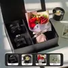 Vela de Aromaterapia Pedra de Cristal Sem Fumaça Óleo Essencial Fragrância de Alto Padrão Enfeites Casa Sala de Estar Quarto Fragrância Duradoura Lembrança