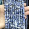 Separadores de 3*6 mm, cuentas sueltas, malaquita, turquesa, lapislázuli, cuentas de rueda doradas, accesorios para bricolaje, pulsera, espaciador, cuentas espaciadoras, cuentas planas de jade