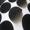 Tela flocada negra pegada, ranurada, tela flocada autoadhesiva de una sola cara, caja de joyería, envoltura de borde, caja de regalo, fondo de terciopelo
