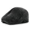 Gorra de Pato Nueva de Otoño e Invierno para Hombres de Mediana Edad y Mayores para Papá y Abuelo Viajes al Aire Libre Sombrero Grueso Cálido con Protección para los Oídos