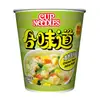 Versión de Hong Kong de fideos instantáneos importados Nissin sabor mariscos res camarón cangrejo snack de desayuno