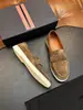 Comércio Exterior ZNA Sapatos Loafer Matte Retro de Couro Respiráveis Solado Macio Slip-on para Dirigir Sapatos Masculinos Transfronteiriços Tamanho Grande Sapatos Masculinos