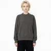 Amazon Comercio Electrónico Transfronterizo Marca de Moda MAX Auténtico Mismo Estilo Color Sólido Cuello Redondo Holgado Versátil Suéter de Punto para Mujer