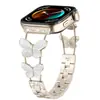 Aplicable a Huawei Fit 5/5 Pro Nuevo Pulsera Doble Mariposa Metal con Incrustaciones de Pedrería Correa de Reloj Correa de Reloj Huawei Fit 3/4