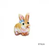 Nuevo Dibujo Animado Tela Cachorro Animal Bordado Parche de Tela Bordado Parche Accesorios Ropa Infantil Bolso Zapatos Sombrero