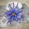 Pinça de Caranguejo Crisântemo Bianhua Crisântemo Antigo Flor de Seda Crisântemo de Oito Garras Flor para Cabelo Acessórios Hanfu Clipe Lateral Joia