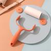 Rodillo adhesivo para quitar el polvo de la ropa, cepillo de fieltro, papel de repuesto para ropa, rollo de limpieza resistente, mango de papel