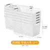 Cesta de almacenamiento para archivos A4, cesta organizadora de oficina, estante caja de almacenamiento de plástico para escritorio para archivos y revistas A4