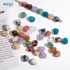Pulsera de Acrílico con Forma Especial de Dos Colores Estilo Chino, Perforada Grande, Nube, Imitación de Jade, Accesorios para Ropa, Accesorios para Joyería DIY