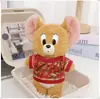 Solo Ropa10Cm Ropa para Muñeca de Algodón Lindo Regalo Camiseta Pantalones Chaqueta de Mezclilla Chal para Muñeca Jerry