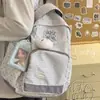 Mochila Personalizada para Mulheres, Mochila de Estrelas Listradas, Bolsa Escolar para Alunos do Ensino Médio, Bolsa para o Dia a Dia, Bolsa Casual para Viagem ao Ar Livre