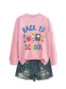 Volta às aulas Amazon eBay Estação Independente Moda Casual Feminina Outono Inverno Novo Moletom com Capuz Manga Longa Gola Redonda