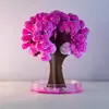 Árbol de Papel Flor de Cerezo Árbol de Crecimiento Mágico Juguetes Mágicos de Navidad DIY para Niños Árbol de Floración con Riego Mágico Regalos