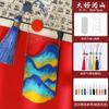 Pintura em Esmalte Cloisonné Kit de Material Artesanal DIY Marcador de Página DIY Cloisonné Patrimônio Cultural Imaterial Atividade Artesanal Dia Nacional