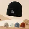 Gorro de Punto Multicolor de Dinosaurio de Dibujos Animados para Niños de Otoño e Invierno, Gorro de Punto Cálido para Exteriores que Protege las Orejas para Niños, Gorro de Punto para Niños