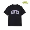 Marca de moda estadounidense Corteiz Camiseta Casual Deportiva Holgada de Manga Corta con Estampado de Barco de Crucero Alcatraz para Pareja
