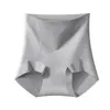 Base de Maquillaje Líquida Invisible de Cruce Fluido Pantalones Moldeadores de Abdomen para Mujer, Cintura Alta Moldeado Fuerte de Cintura Calzones de Seda Antibacterianos en la Entrepierna