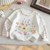 Camiseta de Manga Larga de Otoño para Niña 2026 Nuevo Estilo Súper Linda para Bebé Falsa de Dos Piezas Top Camiseta Moda de Niños para Primavera y Otoño