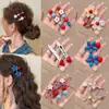 Pinza para el Cabello Estilo Coreano Retro Estampado de Leopardo para Mujer Horquilla Exquisita de Gama Alta Clip BB Dulce Dopamina Clip para Flequillo Lateral Accesorios para el Cabello