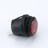 Interruptor Basculante Forma de Barco com Círculo Completo e Luz Duas Velocidades Três Pés Diâmetro 23mm KCD1