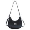 Sentido del Diseño Francés 2025 Bolso Versátil Tipo Dumpling Elegante Casual con Patrón Tejido Bolso de Hombro Retro Tendencia Bolso Cruzado para Mujer