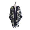 Transfronteiriço Amazon Summer Estilo Europeu e Americano Abacaxi Estampa Floral Praia Biquíni Quimono Cardigan Blusa