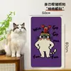 Placa de arranhar para gatos montada na parede, durável e que não solta pelo, adesivo de parede vertical autoadesivo para gatos arranharem, protege sofás de arranhões