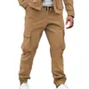 Estación Independiente Europea y Americana Transfronterizo Amazon Hombres Pantalones Cargo Nuevos Pantalones Largos Casuales Cordón Múltiples Bolsillos Pantalones Cargo