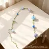 Cortinas decorativas florales azul verdoso para montaje de escenas de fiestas en casa, decoración de bodas y decoración del hogar