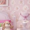 Papel de Parede Autoadesivo Quarto Quente Dormitório de Menina Decoração Rosa Quarto Infantil Desenho Animado Tridimensional Não Tecido Papel de Parede para Casa