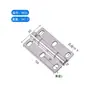 Acero Inoxidable 304 Engrosado 40~100 Apertura Plana Bisagra Industrial Ferretería Doméstica Gabinete Eléctrico Puerta Ventana Equipo Mecánico Bisagra