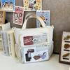 Bolsa Transversal de Grande Capacidade para Convenções de Anime, Moda Ins Estilo Japonês, Bolsa de Ombro Transparente para Meninas
