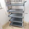 Carro de servicio para hotel, carrito pequeño para colocar platos, carro grande de plástico para entrega de alimentos, carrito de mano para restaurante, estante de almacenamiento multicapa