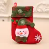 Meias de Natal, Sacos de Presente de Natal, Pingentes de Meias Pequenas de Natal, Enfeites para Árvore de Natal, Sacos de Decoração