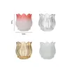 Venda direta da fábrica de porta-velas perfumados feitos de vidro transparente espesso para decoração de casa e porta-copos para velas perfumadas