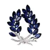 Broche Novo Estilo para Mulheres com Strass Coloridos, Pinos de Lapela de Nicho de Alta Qualidade, Decoração de Jaqueta de Terno de Luxo, Acessório Elegante Venda por Atacado