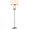 Lámpara de pie luminosa Ziyou para sala de estar, al lado del sofá, Lujo ligero vintage, Lámpara de esquina de alta gama para lectura con protección ocular, ambiente