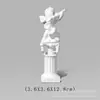 Figura de Ángel Cupido de Estilo Europeo en Resina, Atrezo de Ángel de Yeso Imitación, Adorno de Escultura Nórdica