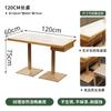 Juegos de Mesas y Sillas de Madera Maciza para Cadenas de Restaurantes, Asientos de Cabina para Restaurantes Cafetería, Tienda de Fideos, Tienda de Fideos de Arroz, Mesas y Sillas de Comedor para Uso Comercial