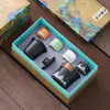 Juego de Té de Cerámica Qianli Jiangshan Cerámica Gruesa Traje de Regalo de Negocios Regalo de Aniversario de la Empresa para Clientes y Empleados