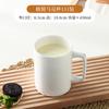 Taza de Desayuno de Porcelana de Hueso para Avena Taza de Leche Cerámica de Gran Capacidad Calentamiento en Microondas Bol para Yogur y Avena Hogareño