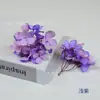 16 Garfos Pintura a Óleo Hortênsia Estilo Europeu Guirlanda de Batente de Porta Arranjo de Flores Cenário de Casamento ao Ar Livre Layout Traje Antigo Headdress Dinastia Han Produção